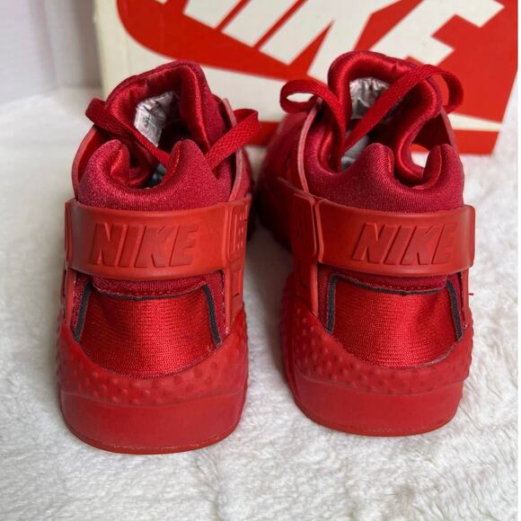 Nike Huarache Run SZ 5.5Y University Red 654275-600 (2B-102) - Picture 5 of 7